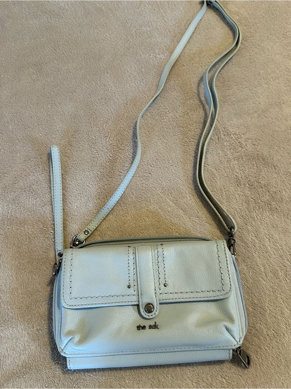 The Sak Light Blue Crossbody Bag